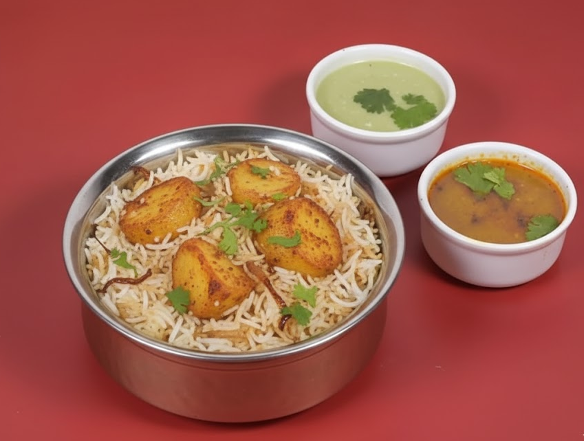 Aloo Biryani at Biryani Box Company